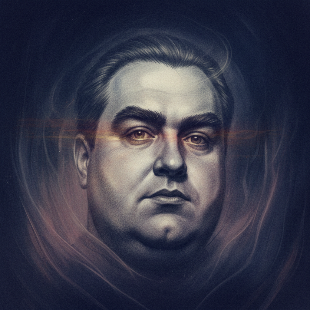 Sketch of the This Man dream face showing heavy eyebrows, wide forehead, and full cheeks, the 2008 hoax image by Andrea Natella.